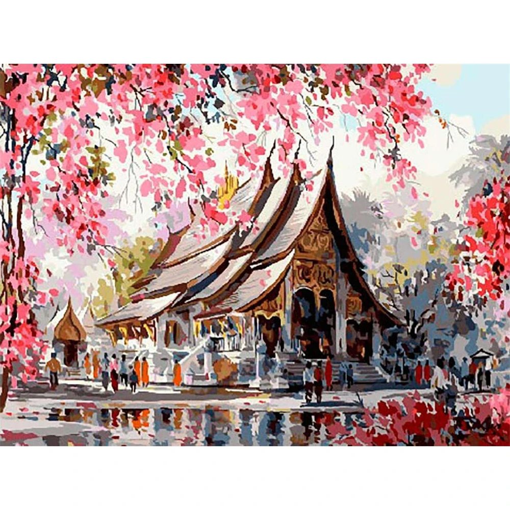 Пейзаж DIY Вышивка крестом 11CT наборы ремесло набор для рукоделия с напечатаным холстом хлопчатобумажные нитки для декорации помещений 
Пейзаж DIY Вышивка крестом 11CT наборы ремесло набор для рукоделия с напечатаным холстом хлопчатобумажные нитки для декорации помещений