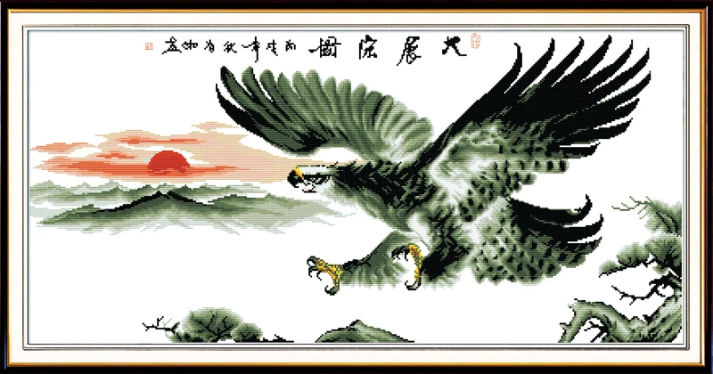 Carry out grand plans (4)(eagle edition) cross stitch kit 14ct 11ct count print canvas stitching embroidery kits for audlt
Carry out grand plans (4)(eagle edition) cross stitch kit 14ct 11ct count print canvas stitching embroidery kits for audlt