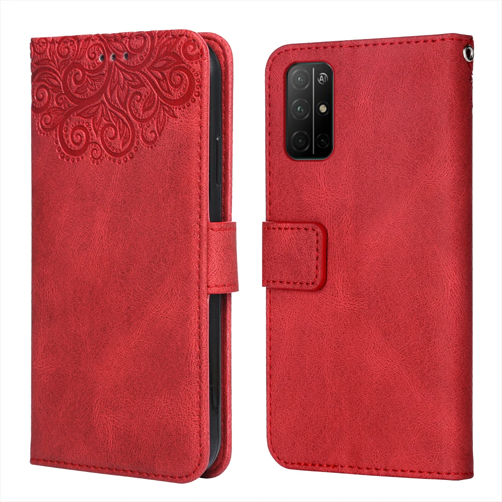 Для Huawei Honor 30S (Китай) в форме цветка тиснение чехол CDY AN90 6 5 ''Wallet флип раскладный