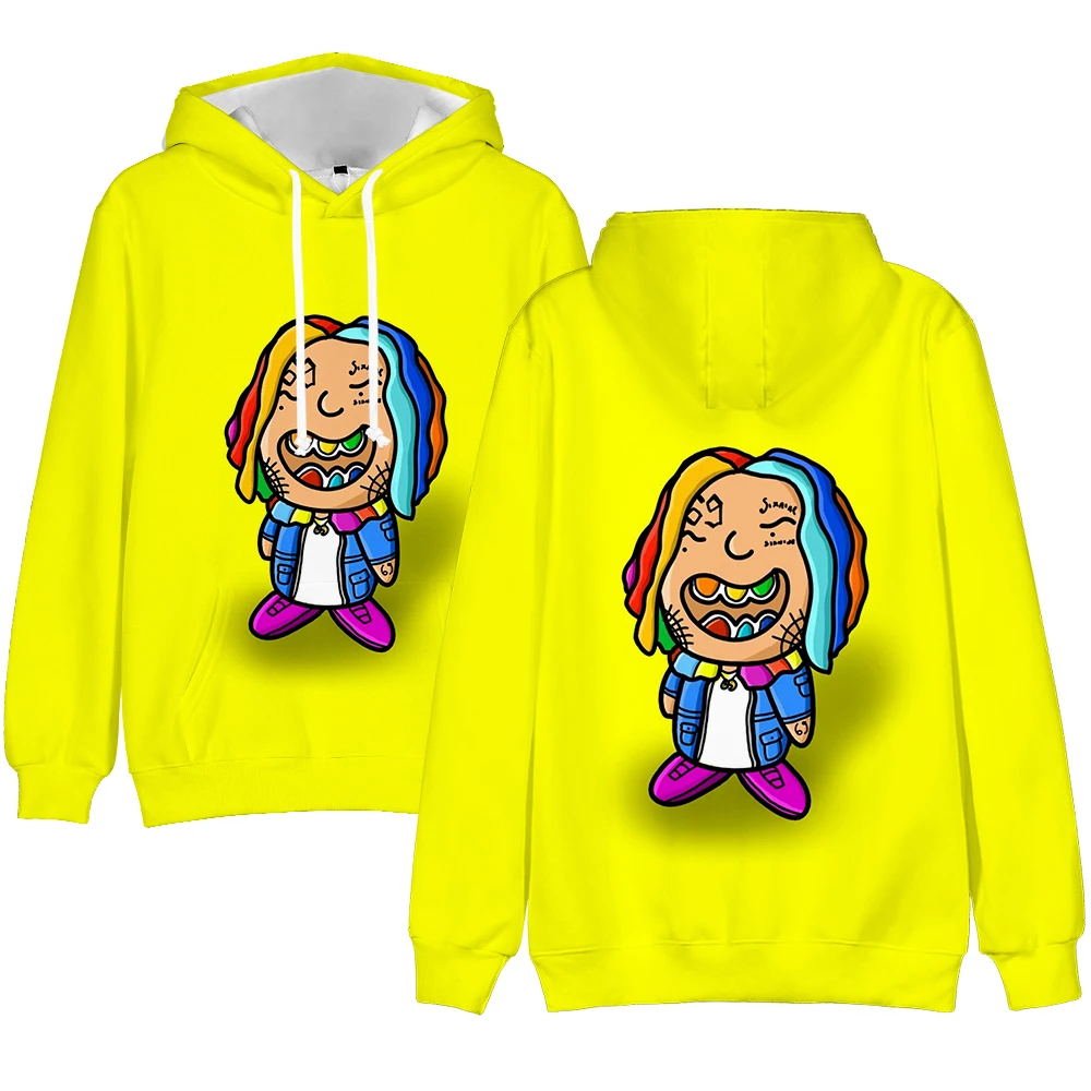2021 3d Print Men's and Women's Hoodie Sweatshirt Hip Hop Rapper Tekashi69 6ix9ine Harajuku Casual Pullover
2021 3d Print Men's and Women's Hoodie Sweatshirt Hip Hop Rapper Tekashi69 6ix9ine Harajuku Casual Pullover
