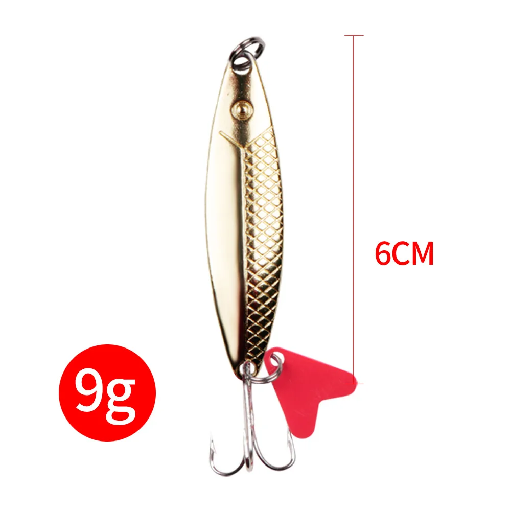 1pcs 9g/6cm Fishing lure metal sequins fake bait bionic simulation pseudo isca artificial peche en mer | Спорт и развлечения