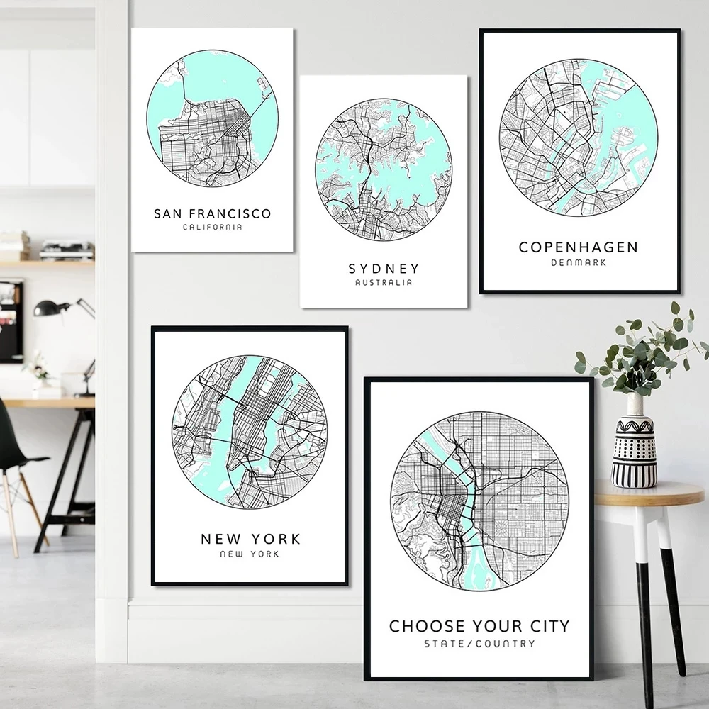 Nordic Cartoon Geographical City Green Art Picture Home Decoration Canvas Painting Living Room Bedroom Wall Decor Print Poster
Nordic Cartoon Geographical City Green Art Picture Home Decoration Canvas Painting Living Room Bedroom Wall Decor Print Poster