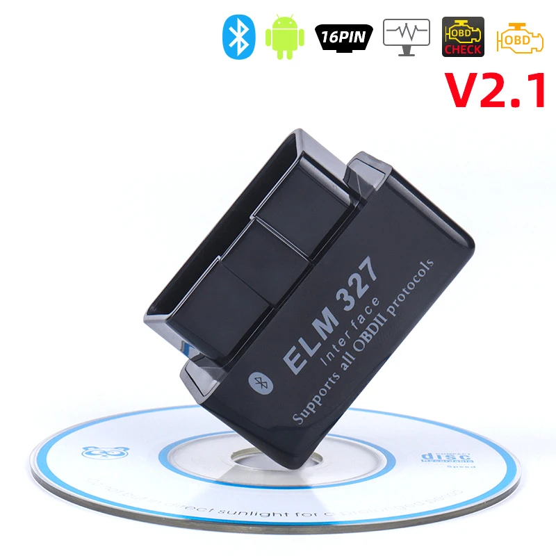 Bluetooth-считыватель кодов OBD2, ELM327 V2.1, 30 шт., CAN-BUS, поддерживает многобрендовые автомобили ELM 327 BT V2.1, работает с Android/ПК
Bluetooth-считыватель кодов OBD2, ELM327 V2.1, 30 шт., CAN-BUS, поддерживает многобрендовые автомобили ELM 327 BT V2.1, работает с Android/ПК