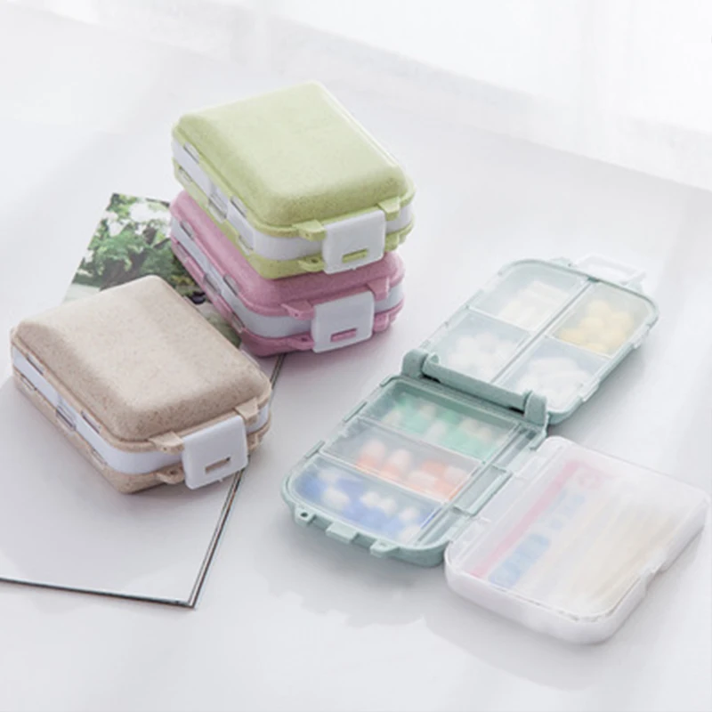 Mini Plastic Pill Box Portable Medical Kits Environmentally Friendly Non-Toxic Degradable Storage Box Health Travel Supplies
Mini Plastic Pill Box Portable Medical Kits Environmentally Friendly Non-Toxic Degradable Storage Box Health Travel Supplies