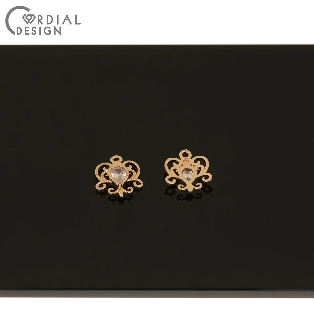 Cordial Design 100Pcs 12*14MM Jewelry Findings & Components/CZ Charms/Earrings Making/Hand Made/Earrings Accessories/DIY Pendant
Cordial Design 100Pcs 12*14MM Jewelry Findings & Components/CZ Charms/Earrings Making/Hand Made/Earrings Accessories/DIY Pendant