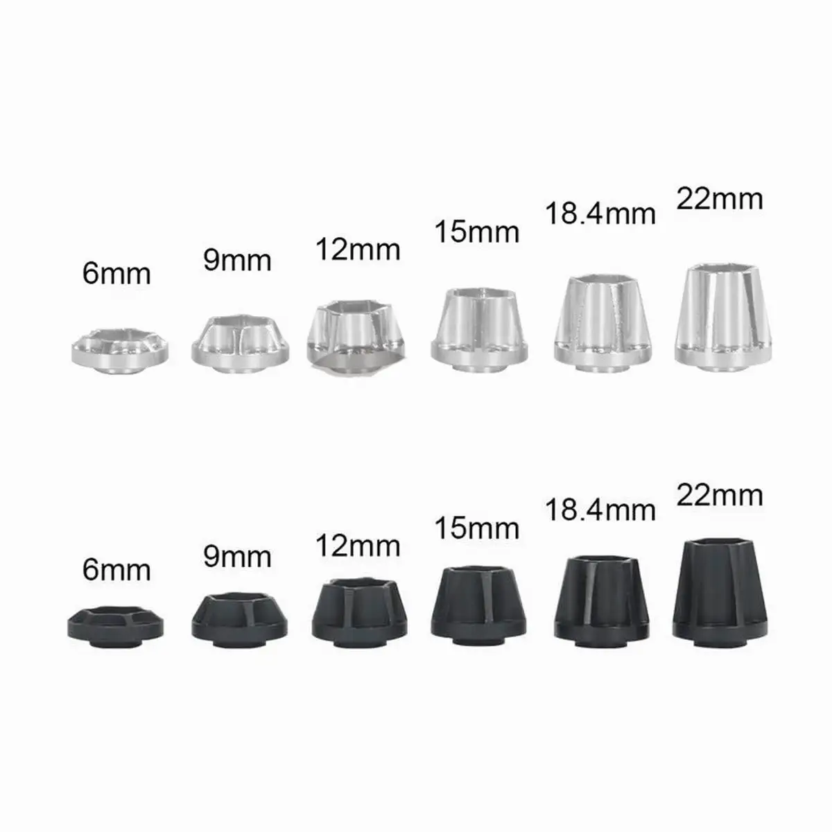 2PCS 12mm Wheel Hex Hub Aluminum Alloy Metal for 1/10 RC Crawler Car 1.9 2.2 Wheel Rim Axial SCX10 Traxxas TRX4 D90 CC01
2PCS 12mm Wheel Hex Hub Aluminum Alloy Metal for 1/10 RC Crawler Car 1.9 2.2 Wheel Rim Axial SCX10 Traxxas TRX4 D90 CC01