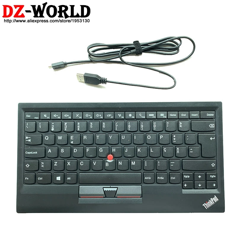 Original New for Lenovo ThinkPad Portugal USB Keyboard with Pointing stick mouse KU-1255 Tablet PC Laptop Trackpoint 03X8737
Original New for Lenovo ThinkPad Portugal USB Keyboard with Pointing stick mouse KU-1255 Tablet PC Laptop Trackpoint 03X8737