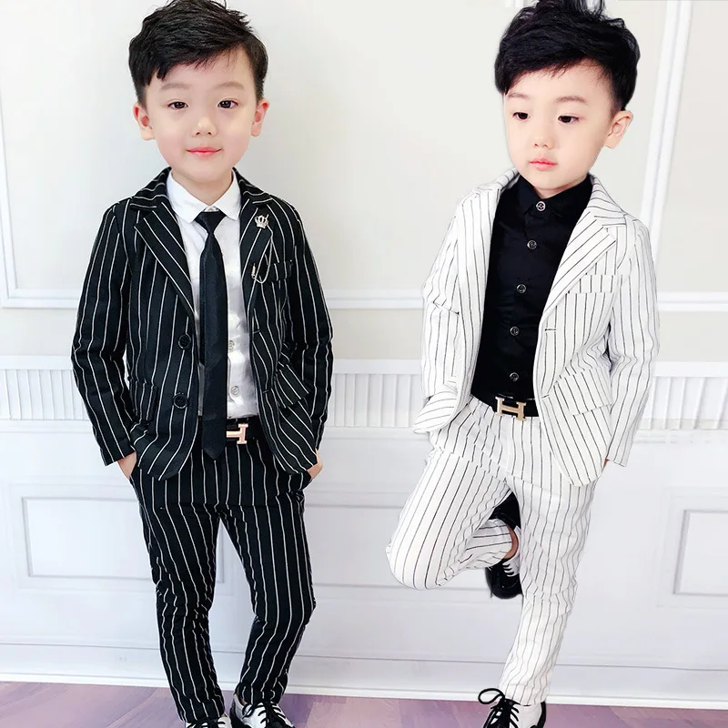 Kids Gentleman Suit Boys Formal Suits Birthday Wedding Party Clothes stripe Children Ceremony Costume boy suits
Kids Gentleman Suit Boys Formal Suits Birthday Wedding Party Clothes stripe Children Ceremony Costume boy suits
