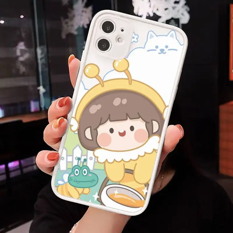 Cute painting cartoon Phone Case Matte Transparent for iPhone 7 8 11 12 s mini pro X XS XR MAX Plus cover funda
Cute painting cartoon Phone Case Matte Transparent for iPhone 7 8 11 12 s mini pro X XS XR MAX Plus cover funda