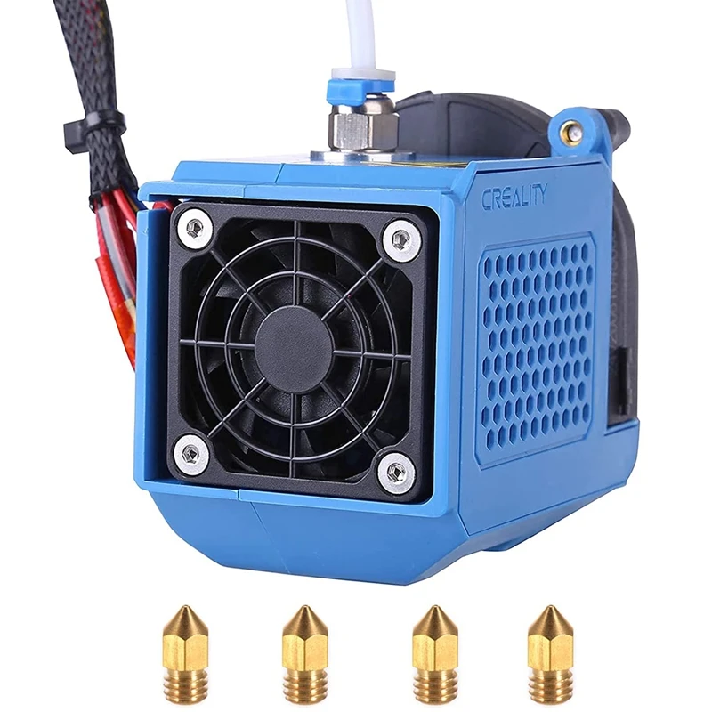 CR-10 V2/CR-10 V3 полный комплект для сборки экструдера, комплект для 3D принтера для CR-10 V2/CR-10 V3, с соплом 0,4 мм
CR-10 V2/CR-10 V3 полный комплект для сборки экструдера, комплект для 3D принтера для CR-10 V2/CR-10 V3, с соплом 0,4 мм