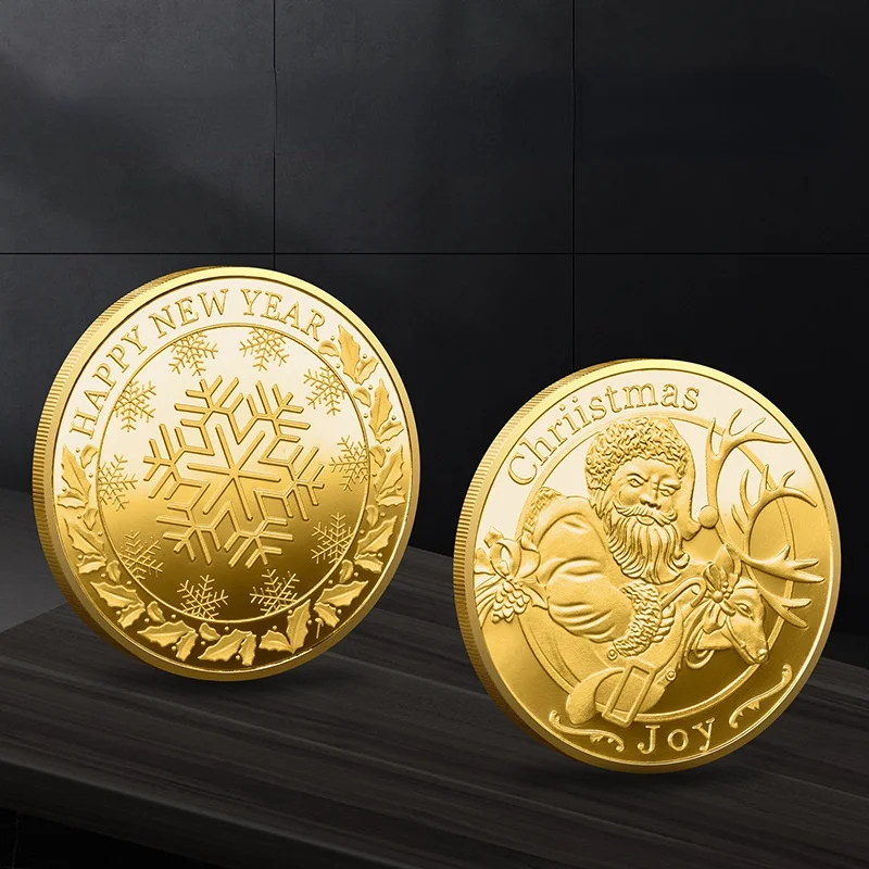 Merry Christmas Santa Claus Snowflake Commemorative Silver Coins Collection Children's New Year Gifts Christmas New Year Gifts
Merry Christmas Santa Claus Snowflake Commemorative Silver Coins Collection Children's New Year Gifts Christmas New Year Gifts