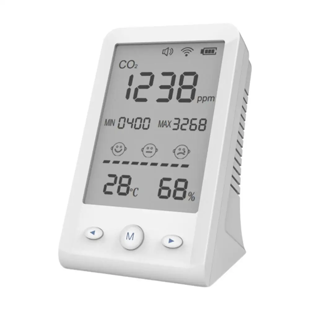 Co2 Measuring Device Air Quality Pollution Monitor Home Office USB Charge Wifi Connect Smart Digital Analysis Measuring Tool New
Co2 Measuring Device Air Quality Pollution Monitor Home Office USB Charge Wifi Connect Smart Digital Analysis Measuring Tool New