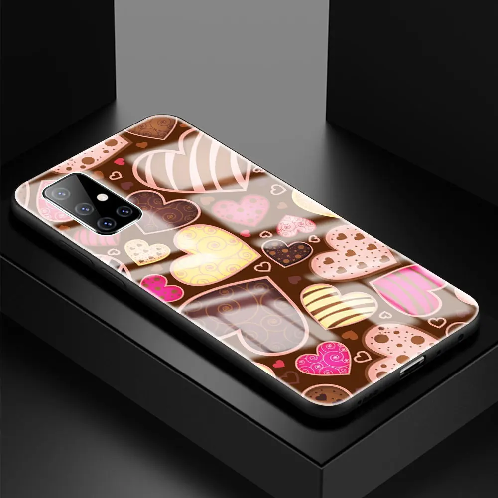 Phone Case For Samsung Galaxy A51 A50 A71 A70 A31 A10 A21s A91 A40 A30 A41 A11 Tempered Glass Cover Cute Love Heart
Phone Case For Samsung Galaxy A51 A50 A71 A70 A31 A10 A21s A91 A40 A30 A41 A11 Tempered Glass Cover Cute Love Heart