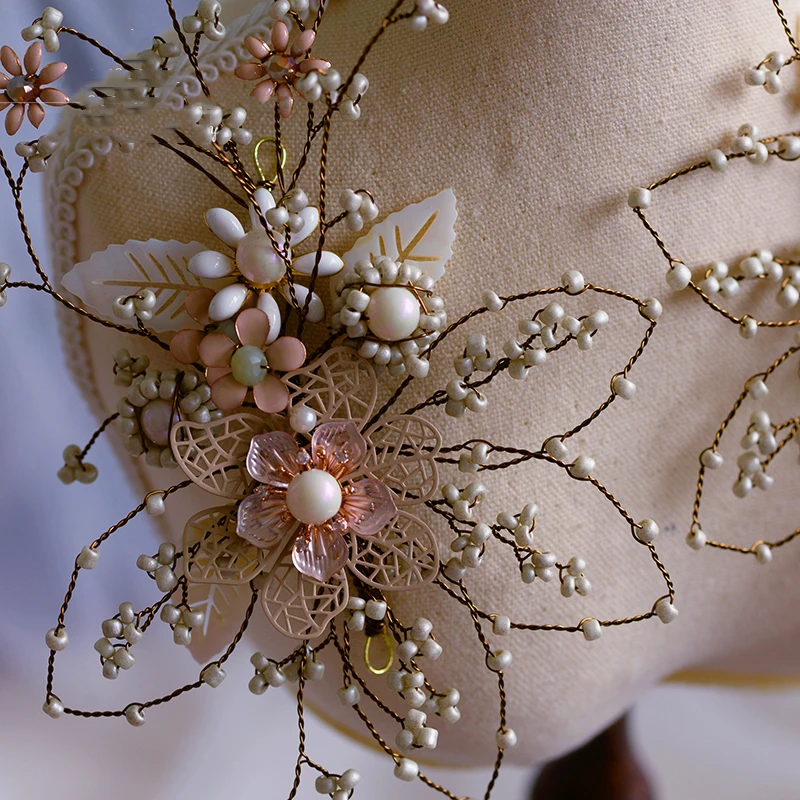 HIMSTORY Handmade European Vintage Hairpins Beaded Wedding Party Evening Hairwear PEarl Flower HEadband Bridal Hair Accessories
HIMSTORY Handmade European Vintage Hairpins Beaded Wedding Party Evening Hairwear PEarl Flower HEadband Bridal Hair Accessories
