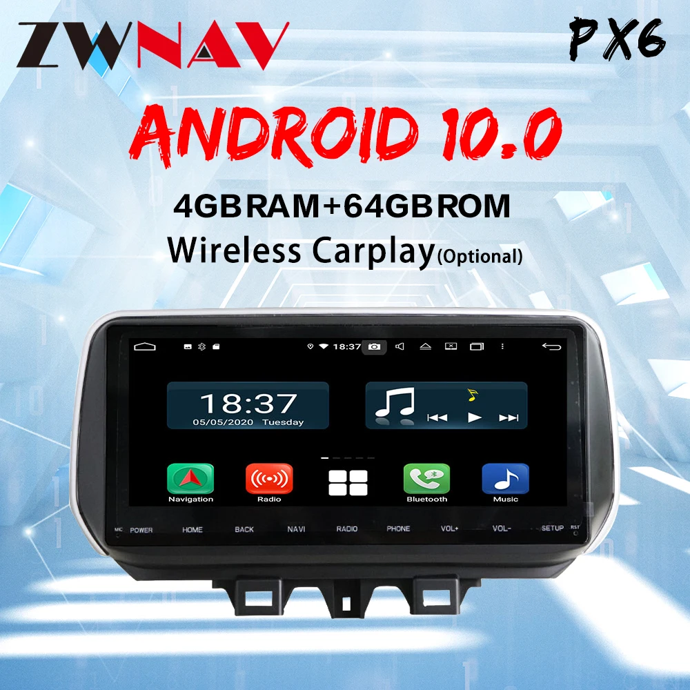 Автомагнитола PX6, 10,25 дюйма, android 10, GPS-навигация, Восьмиядерный процессор, 4 + 64 ГБ, для Hyundai Tucson 2018, 2019, 2020
Автомагнитола PX6, 10,25 дюйма, android 10, GPS-навигация, Восьмиядерный процессор, 4 + 64 ГБ, для Hyundai Tucson 2018, 2019, 2020