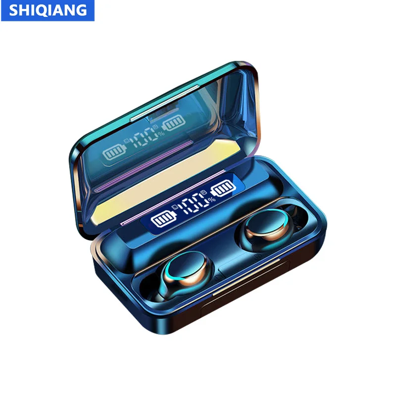 TWS Bluetooth 5.0 Earphones Charging Box Wireless Headphone Stereo Sports IPX7 Waterproof Earbuds Headsets With Microphone
TWS Bluetooth 5.0 Earphones Charging Box Wireless Headphone Stereo Sports IPX7 Waterproof Earbuds Headsets With Microphone