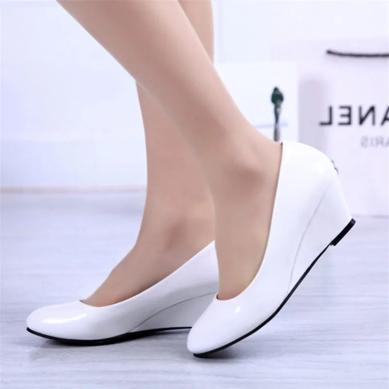 Womens Concise Clear Wedge Heels Shoes Elegant Woman Slip On Office Shoes Women Heels Fashion Wedges shoes for Women Party
Womens Concise Clear Wedge Heels Shoes Elegant Woman Slip On Office Shoes Women Heels Fashion Wedges shoes for Women Party