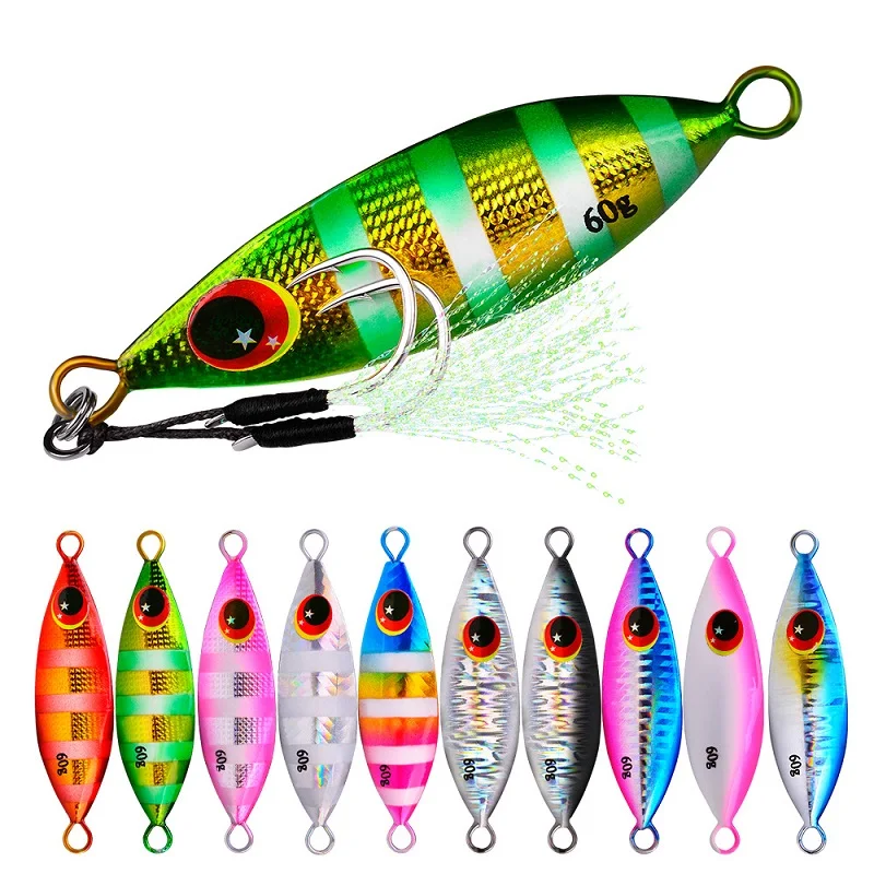 NEW Jigging fishing lures jerkbait sink jig lead fish spoon metal deep bass tuna lure swimbait minnow pesca whopper plopper sea
NEW Jigging fishing lures jerkbait sink jig lead fish spoon metal deep bass tuna lure swimbait minnow pesca whopper plopper sea