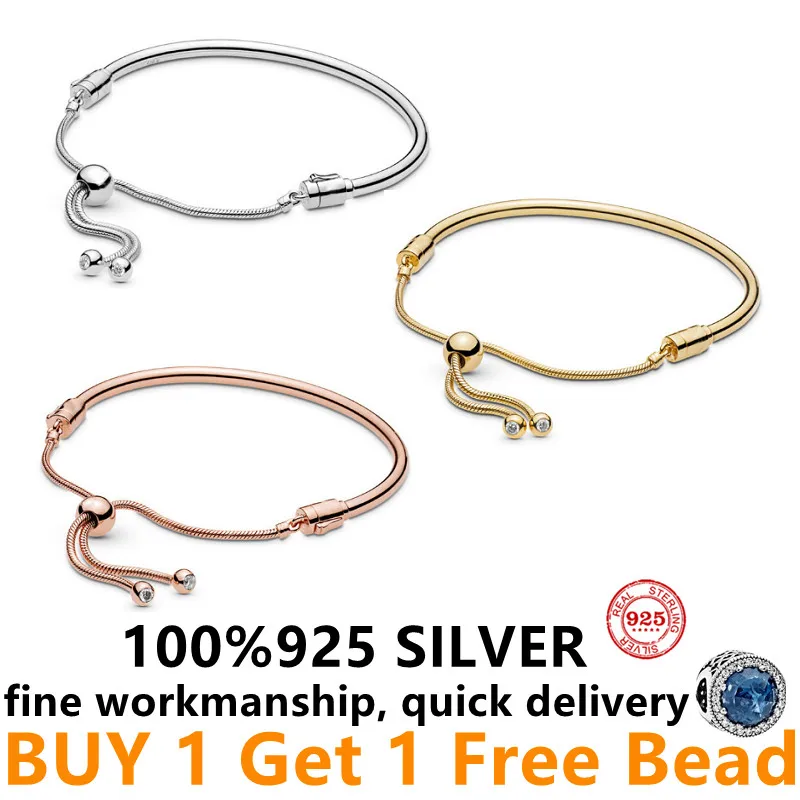 Hot sale Free Delivery 100%925 Sterling Silver Pando charm rose gold Moments snake bracelets Suitable Diy Bead Women jewelry
Hot sale Free Delivery 100%925 Sterling Silver Pando charm rose gold Moments snake bracelets Suitable Diy Bead Women jewelry