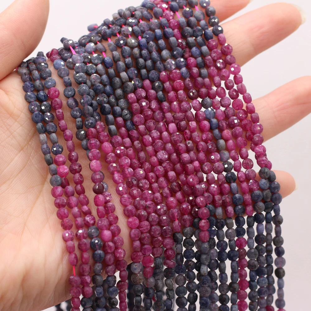Natural Stone Beads Red Sapphires Oblate Loose Spacer Beads for Jewelry Making DIY Crafts Accessories Fit Necklace Bracelet 4mm
Natural Stone Beads Red Sapphires Oblate Loose Spacer Beads for Jewelry Making DIY Crafts Accessories Fit Necklace Bracelet 4mm