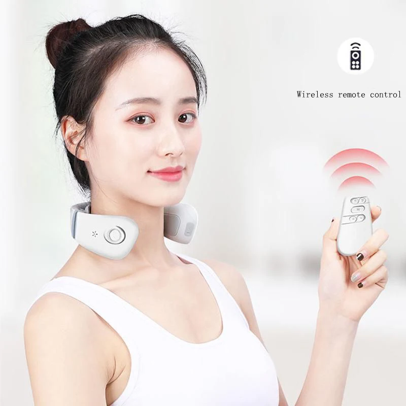 Electric Pulse Neck Massager Far Infrared Heating Pain Relief Tool Health Care Relaxation Intelligent Cervical Massage Device
Electric Pulse Neck Massager Far Infrared Heating Pain Relief Tool Health Care Relaxation Intelligent Cervical Massage Device