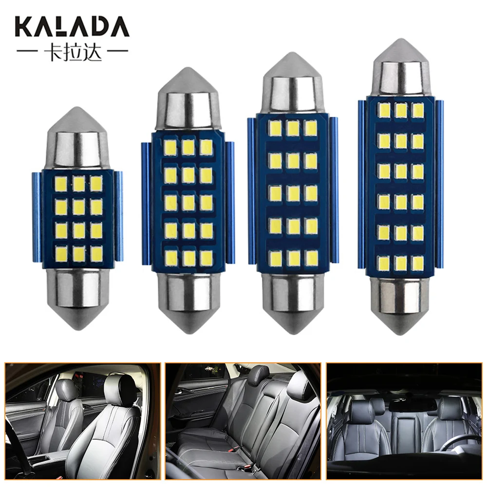 2X Festoon Car Led White 6000K 31-36-39-41MM C5W C10W Licence Plate Bulb High Bright 2016SMD Auto LED Door Lamp 12V Trunk Lights
2X Festoon Car Led White 6000K 31-36-39-41MM C5W C10W Licence Plate Bulb High Bright 2016SMD Auto LED Door Lamp 12V Trunk Lights