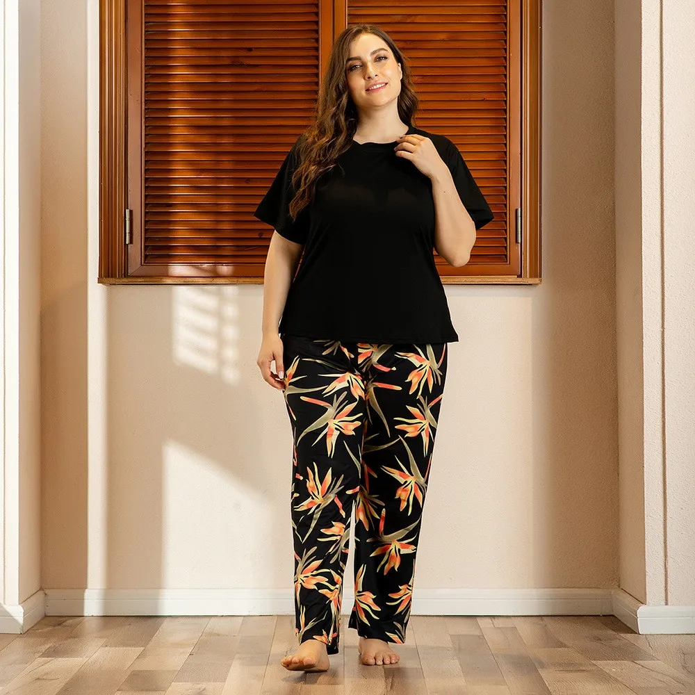 Plus Size 3XL 4XL Pajamas Set Women Pink Short Sleeve Sleep Set Nightwear Summer Casual Soft Nightwear Bathrobe Cute Homewear
Plus Size 3XL 4XL Pajamas Set Women Pink Short Sleeve Sleep Set Nightwear Summer Casual Soft Nightwear Bathrobe Cute Homewear