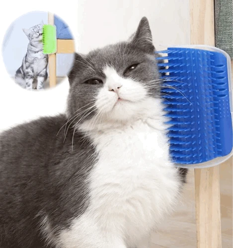 Cats Brush Corner Pet Massage Grooming Cleaning Cat Rubs The Face with Tickling Comb Self Groomer Comb Removable Brush Catnip
Cats Brush Corner Pet Massage Grooming Cleaning Cat Rubs The Face with Tickling Comb Self Groomer Comb Removable Brush Catnip