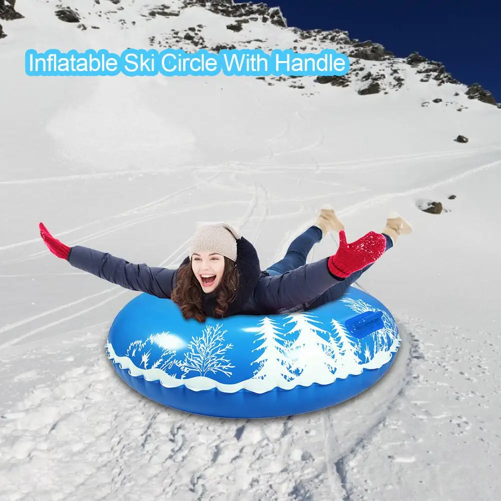 Floated Skiing Board PVC Winter Inflatable Ski Circle with Handle Durable Children Adult Outdoor Snow Tube Skiing Accessories
Floated Skiing Board PVC Winter Inflatable Ski Circle with Handle Durable Children Adult Outdoor Snow Tube Skiing Accessories