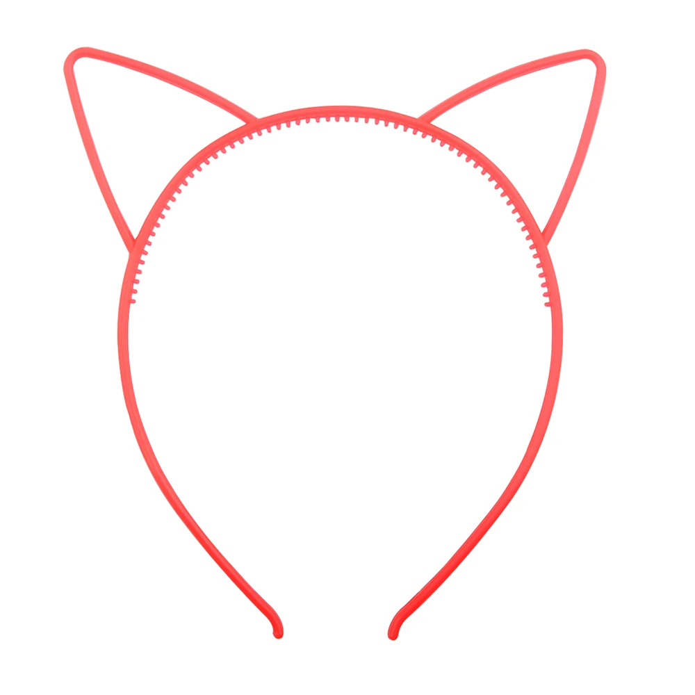 Meimile fasion cat ears headband hair accessories glow in dark cartoon animal hoop for party fluorescence colors headwear | Аксессуары