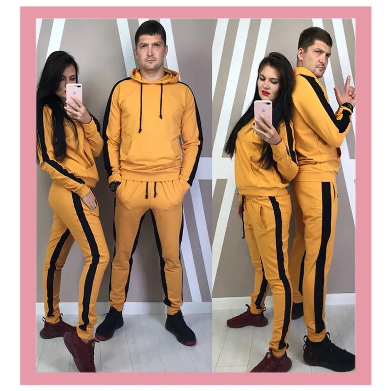 Antumn Couples Casula Sportswear Striped Plus Size Sweatshirt Pants Tracksuit Women's Man's Two Piece Sets Club Outfits Clothes
Antumn Couples Casula Sportswear Striped Plus Size Sweatshirt Pants Tracksuit Women's Man's Two Piece Sets Club Outfits Clothes