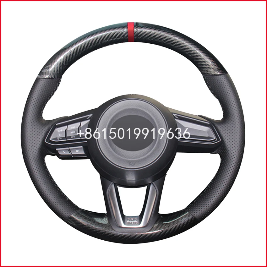 Черное углеродное волокно Руль Обложка для Mazda 3 Axela 2017-19 Mazda 6 Atenza 2017-19 CX-5 CX5 2017-19 Mazda CX-9
Черное углеродное волокно Руль Обложка для Mazda 3 Axela 2017-19 Mazda 6 Atenza 2017-19 CX-5 CX5 2017-19 Mazda CX-9