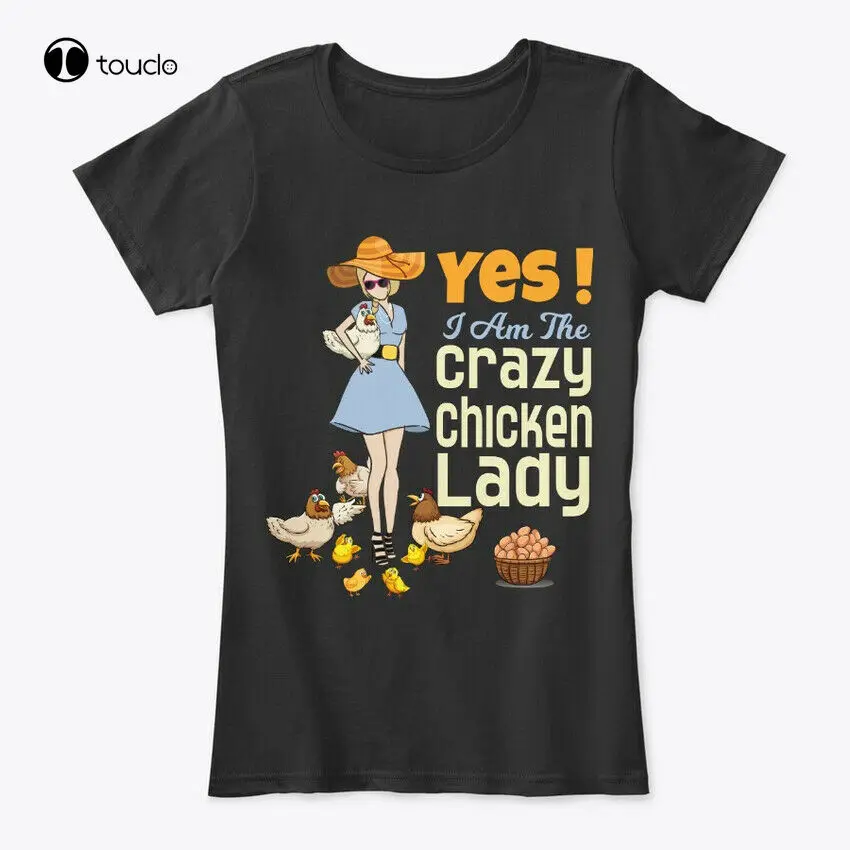 Funny Chicken Lady Gift, Im Crazy Women'S Premium Tee T-Shirt Custom Aldult Teen Unisex Digital Printing Fashion Funny New
Funny Chicken Lady Gift, Im Crazy Women'S Premium Tee T-Shirt Custom Aldult Teen Unisex Digital Printing Fashion Funny New