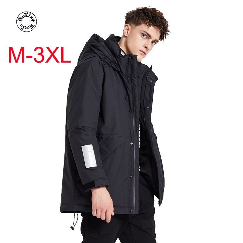 Men's white duck down coat medium length 2021 winter new white down jacket M to 3XL
Men's white duck down coat medium length 2021 winter new white down jacket M to 3XL