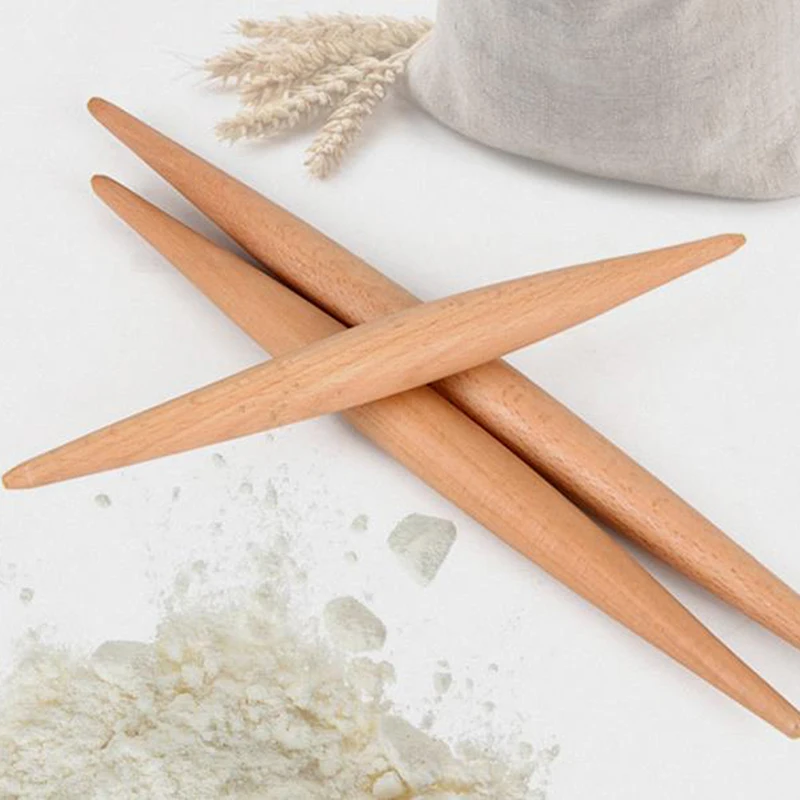 Rolling Pin Wood Fondant Cake Dough Roller Non-Stick Cooking Tool Gadgets Pasta Dumpling Skin Maker Double
Rolling Pin Wood Fondant Cake Dough Roller Non-Stick Cooking Tool Gadgets Pasta Dumpling Skin Maker Double