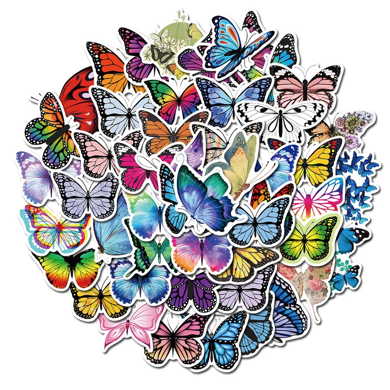 10/30/50pcs Flower Butterfly Stickers Waterproof Laptop Skateboard Guitar Fridge Stationery DIY Kids Sticker Graffiti Decals Toy
10/30/50pcs Flower Butterfly Stickers Waterproof Laptop Skateboard Guitar Fridge Stationery DIY Kids Sticker Graffiti Decals Toy