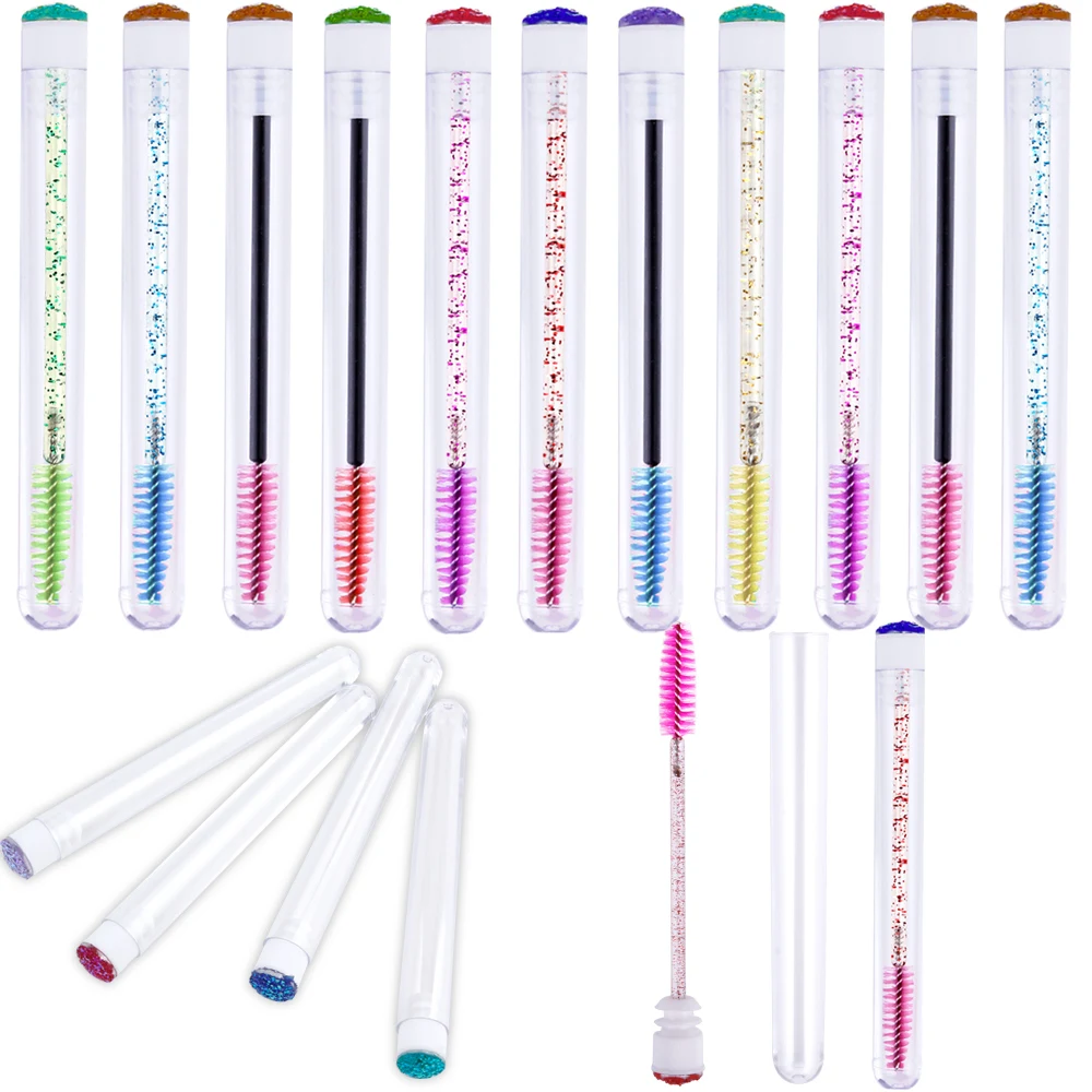 Reusable Eyebrow Brush Tube Disposable Eyelash Brush Diamond Mascara Wands Spoolies Dust-proof Sparkling Broken Lash Supplies
Reusable Eyebrow Brush Tube Disposable Eyelash Brush Diamond Mascara Wands Spoolies Dust-proof Sparkling Broken Lash Supplies
