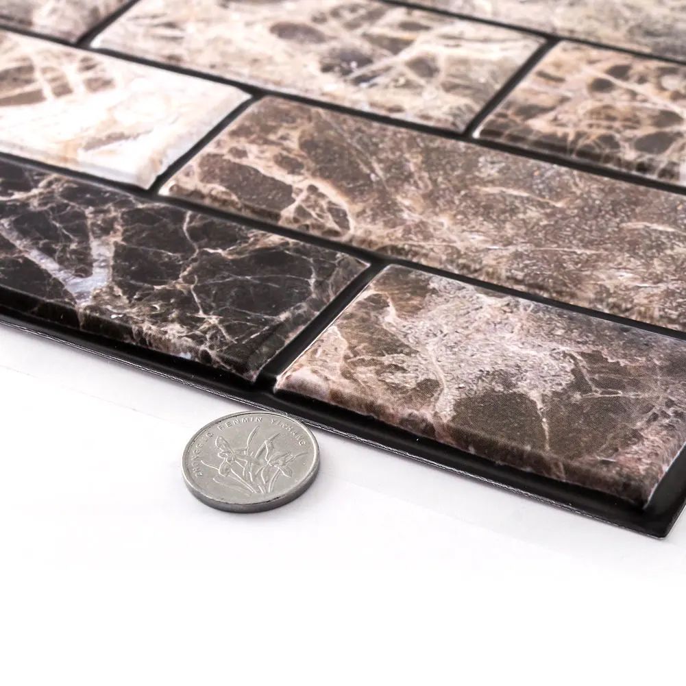 3D Vinyl Stickers Waterproof Self Adhesive Wallpaper Stickers Peel Stick Backsplash Tiles Kitchen Bathroom Heatproof Mosaic
3D Vinyl Stickers Waterproof Self Adhesive Wallpaper Stickers Peel Stick Backsplash Tiles Kitchen Bathroom Heatproof Mosaic