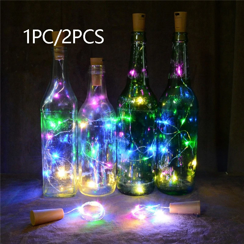 1PC/2PCS Wine Bottle Cork Lights Copper Wire String Lights for Wedding Festival Party Decor
1PC/2PCS Wine Bottle Cork Lights Copper Wire String Lights for Wedding Festival Party Decor