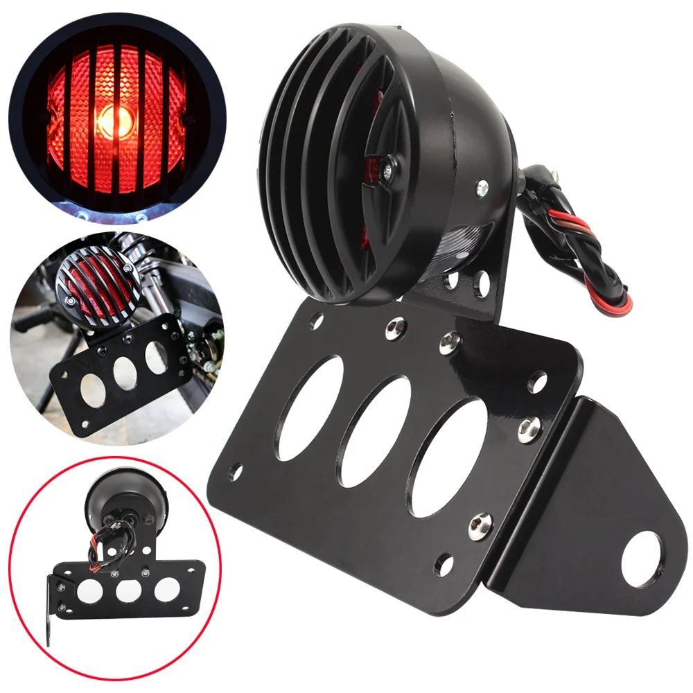 Motorcycle Universal Rear LED Tail Brake Light license plate light For Harley Yamaha Honda Suzuki Bobber Chopper Kawasaki BMW
Motorcycle Universal Rear LED Tail Brake Light license plate light For Harley Yamaha Honda Suzuki Bobber Chopper Kawasaki BMW