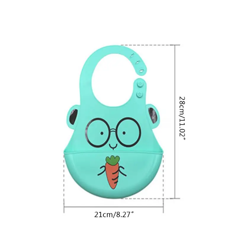 Baby Soft Silicone Bibs Cartoon Infant Feeding Saliva Towel Food Catcher Pocket
Baby Soft Silicone Bibs Cartoon Infant Feeding Saliva Towel Food Catcher Pocket