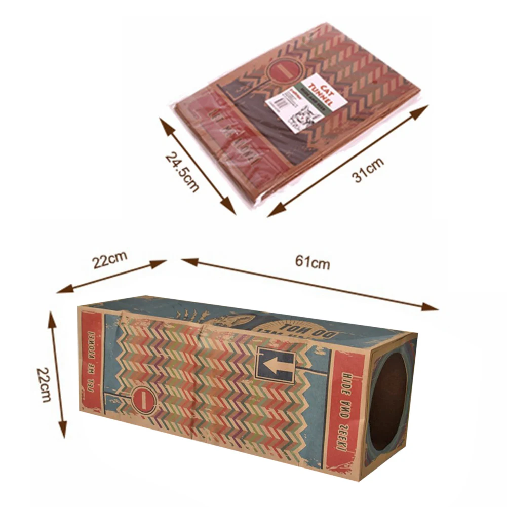 Corrugated Paper Small Pet Products Foldable Kitten Cat Tunnel Tube Training Toy Hide Tunnel Toys Ball Collapsible Cat Tunnel
Corrugated Paper Small Pet Products Foldable Kitten Cat Tunnel Tube Training Toy Hide Tunnel Toys Ball Collapsible Cat Tunnel
