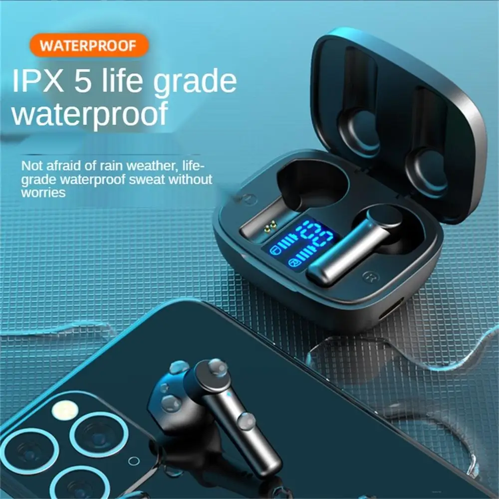 Lb-8 TWS Earphones Bluetooth 5.0 Wireless Headphone Handfree Waterproof Sports Running Earbuds With LED Digital Display Headsets
Lb-8 TWS Earphones Bluetooth 5.0 Wireless Headphone Handfree Waterproof Sports Running Earbuds With LED Digital Display Headsets
