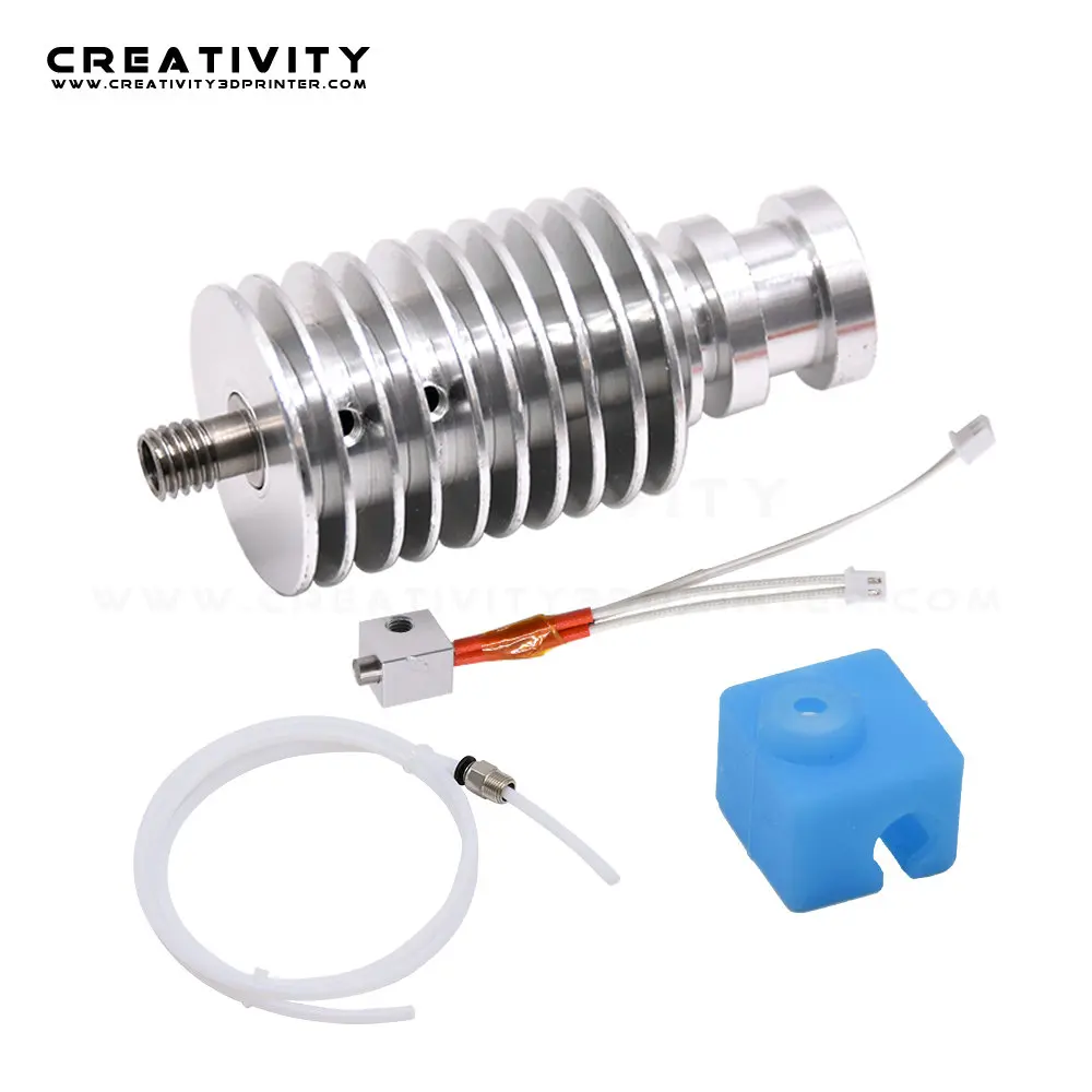 2 шт. V5 J-head Anycubic Hotend Kit E3D Bowden Extruder нагревательный блок 12/24 В для Mega/Chiron 3D принтера
