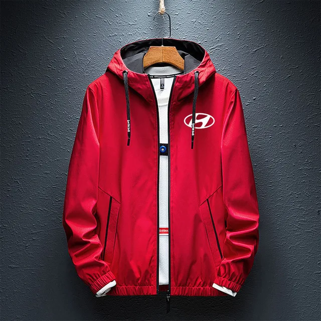 2021 Spring Autumn Bomber Jacket Men's Hyundai Car Logo Zipper Casual Windbreaker Sports Male Outdoor Clothing Top 3 Colors
2021 Spring Autumn Bomber Jacket Men's Hyundai Car Logo Zipper Casual Windbreaker Sports Male Outdoor Clothing Top 3 Colors