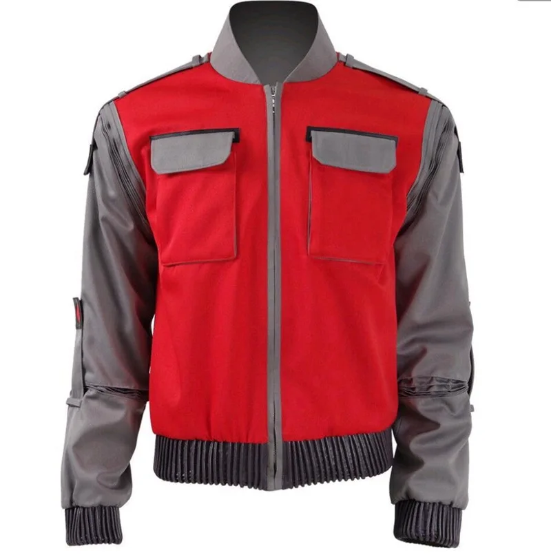 Back To The Future Cosplay Costume Jr Marlene Seamus Marty Mcfly Jacket cosplay Orange Red Outwear Coat
Back To The Future Cosplay Costume Jr Marlene Seamus Marty Mcfly Jacket cosplay Orange Red Outwear Coat