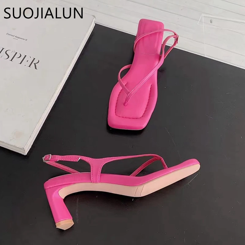SUOJIALUN 2021 New Fashion Women Sandal Shoes Square High Heel Narrow Band Rome Shoes Ladies Casual Open Toe Pumps Sandal Slides
SUOJIALUN 2021 New Fashion Women Sandal Shoes Square High Heel Narrow Band Rome Shoes Ladies Casual Open Toe Pumps Sandal Slides