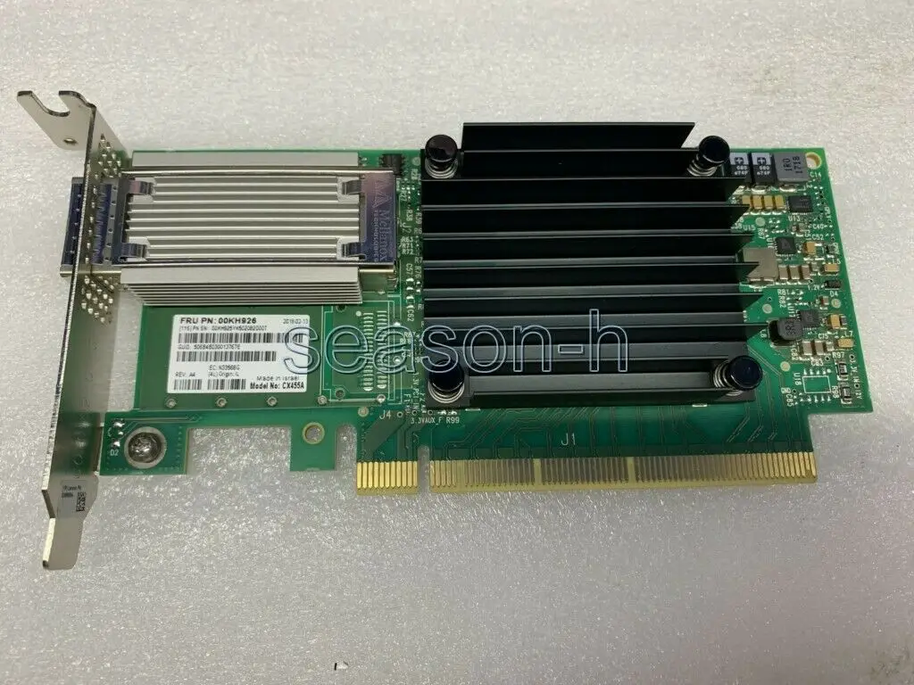 Mellanox CX455A connecTX-4 EDR IB VPI Single-port X16 PCIe 3.0 HCA Lenovo 00kh92
Mellanox CX455A connecTX-4 EDR IB VPI Single-port X16 PCIe 3.0 HCA Lenovo 00kh92