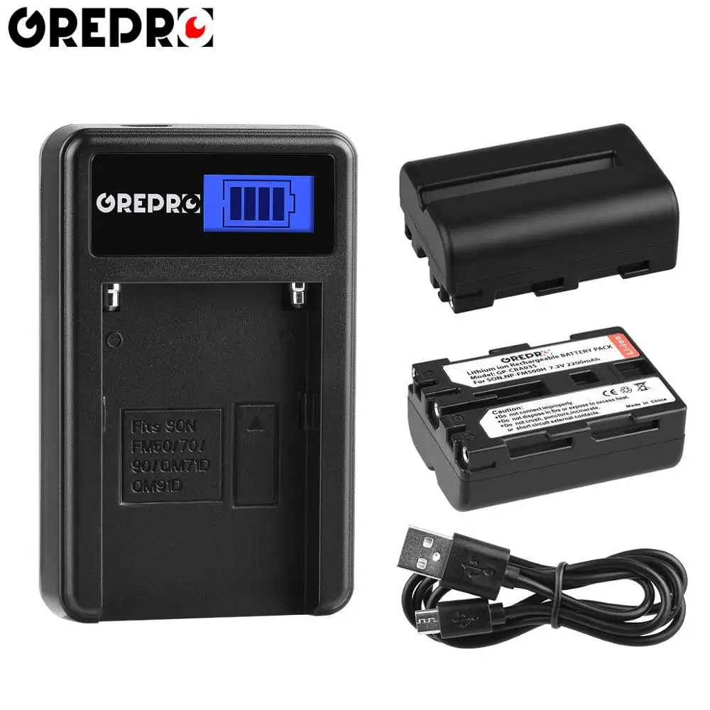 2Pcs 2200mAh NP-FM500H NP FM500H NPFM500H Battery + LCD USB Charger for Sony A57 A58 A65 A77 A99 A550 A560 A580 L10
2Pcs 2200mAh NP-FM500H NP FM500H NPFM500H Battery + LCD USB Charger for Sony A57 A58 A65 A77 A99 A550 A560 A580 L10