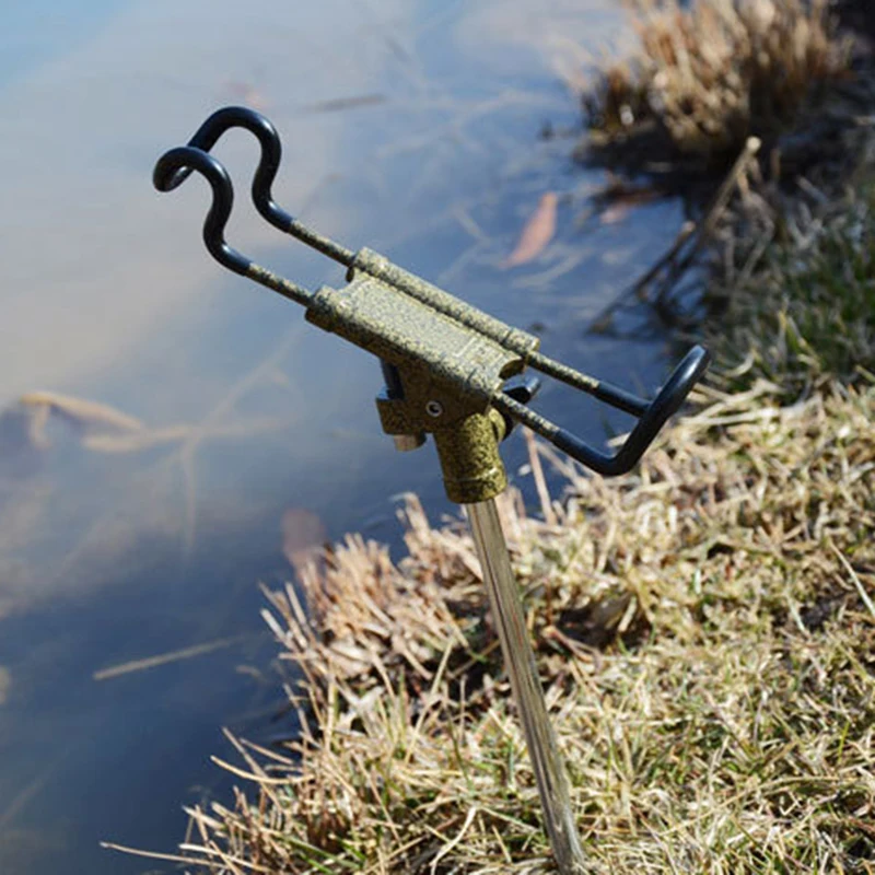 Portable Adjustable Metal Rod Stand Rod Holder for Bank Fishing Bracket Rod Holder about 50 Degrees
Portable Adjustable Metal Rod Stand Rod Holder for Bank Fishing Bracket Rod Holder about 50 Degrees